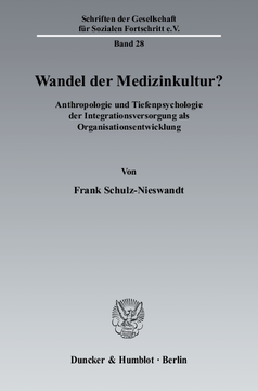 Wandel der Medizinkultur? Wandel der Medizinkultur?