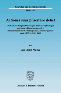 Actiones suas praestare debet