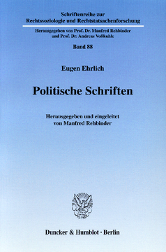 Politische Schriften Politische Schriften