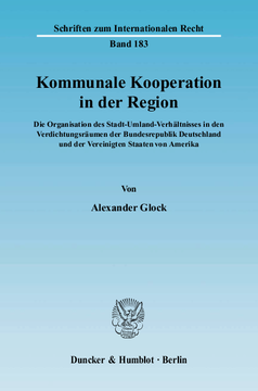 Kommunale Kooperation in der Region Kommunale Kooperation in der Region