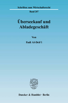Überseekauf und Abladegeschäft Überseekauf und Abladegeschäft