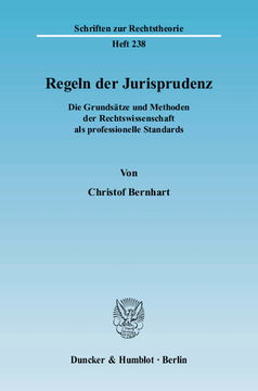 Regeln der Jurisprudenz Regeln der Jurisprudenz