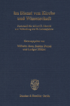 Im Dienst von Kirche und Wissenschaft Im Dienst von Kirche und Wissenschaft