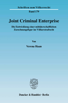 Joint Criminal Enterprise Joint Criminal Enterprise