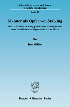 Männer als Opfer von Stalking Männer als Opfer von Stalking