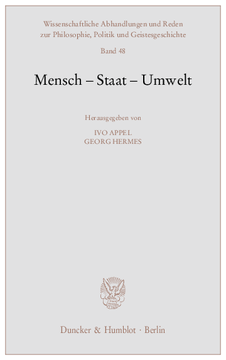 Mensch - Staat - Umwelt Mensch - Staat - Umwelt
