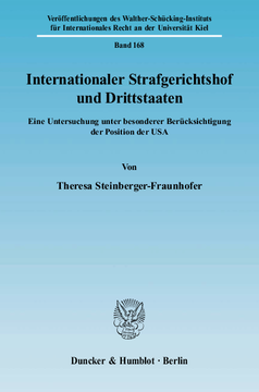 Internationaler Strafgerichtshof und Drittstaaten Internationaler Strafgerichtshof und Drittstaaten
