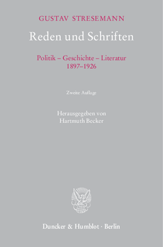 Reden und Schriften Reden und Schriften