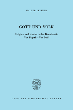 Gott und Volk Gott und Volk