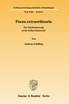 Poena extraordinaria Poena extraordinaria