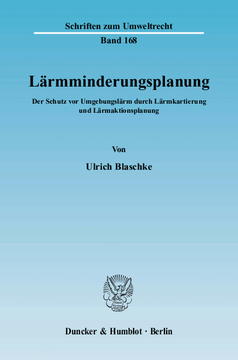 Lärmminderungsplanung Lärmminderungsplanung