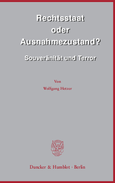 Rechtsstaat oder Ausnahmezustand? Rechtsstaat oder Ausnahmezustand?