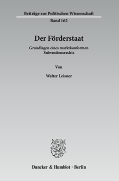 Der Förderstaat Der Förderstaat
