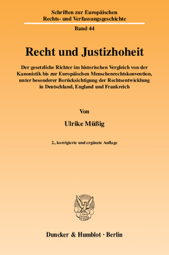 Recht und Justizhoheit Recht und Justizhoheit