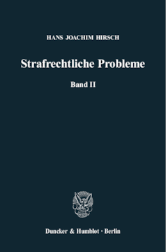 Strafrechtliche Probleme Strafrechtliche Probleme
