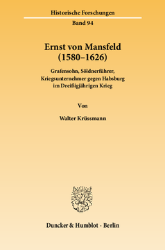 Ernst von Mansfeld (1580–1626) Ernst von Mansfeld (1580–1626)