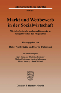 Markt und Wettbewerb in der Sozialwirtschaft