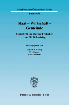 Staat - Wirtschaft - Gemeinde Staat - Wirtschaft - Gemeinde