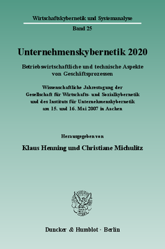 Unternehmenskybernetik 2020 Unternehmenskybernetik 2020