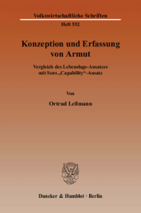 Konzeption und Erfassung von Armut