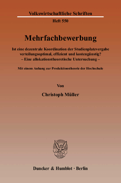 Mehrfachbewerbung Mehrfachbewerbung