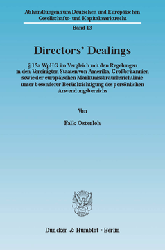 Directors' Dealings Directors' Dealings