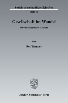 Gesellschaft im Wandel Gesellschaft im Wandel