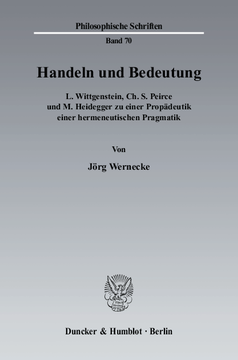 Handeln und Bedeutung Handeln und Bedeutung