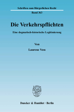 Die Verkehrspflichten Die Verkehrspflichten