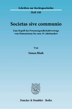Societas sive communio Societas sive communio