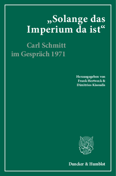 »Solange das Imperium da ist« »Solange das Imperium da ist«