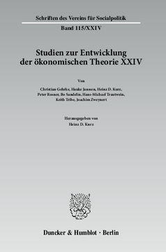 Wechselseitige Einflüsse zwischen dem deutschen wirtschaftswissenschaftlichen Denken und dem anderer europäischer Sprachräume Wechselseitige Einflüsse zwischen dem deutschen wirtschaftswissenschaftlichen Denken und dem anderer europäischer Sprachräume