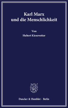 Karl Marx und die Menschlichkeit Karl Marx und die Menschlichkeit