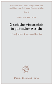 Geschichtswissenschaft in politischer Absicht Geschichtswissenschaft in politischer Absicht
