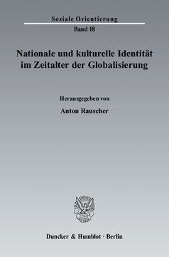 Nationale und kulturelle Identität im Zeitalter der Globalisierung Nationale und kulturelle Identität im Zeitalter der Globalisierung