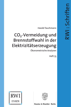 CO2-Vermeidung und Brennstoffwahl in der Elektrizitätserzeugung CO2-Vermeidung und Brennstoffwahl in der Elektrizitätserzeugung