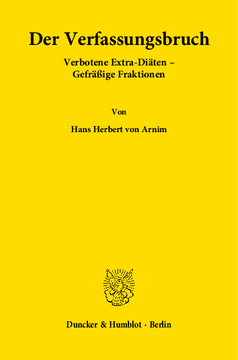 Der Verfassungsbruch Der Verfassungsbruch