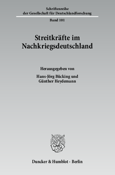 Streitkräfte im Nachkriegsdeutschland Streitkräfte im Nachkriegsdeutschland