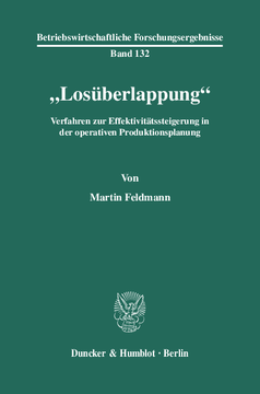 »Losüberlappung« »Losüberlappung«