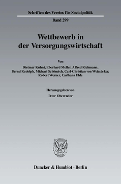 Wettbewerb in der Versorgungswirtschaft Wettbewerb in der Versorgungswirtschaft