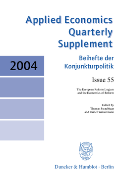 The European Reform Logjam and the Economics of Reform The European Reform Logjam and the Economics of Reform