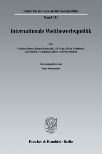 Internationale Wettbewerbspolitik