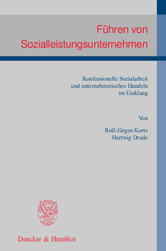 Führen von Sozialleistungsunternehmen Führen von Sozialleistungsunternehmen