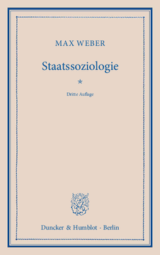 Staatssoziologie Staatssoziologie