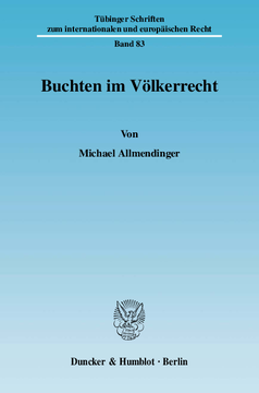 Buchten im Völkerrecht Buchten im Völkerrecht