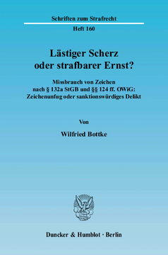 Lästiger Scherz oder strafbarer Ernst? Lästiger Scherz oder strafbarer Ernst?