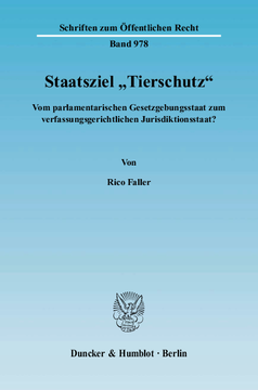Staatsziel »Tierschutz« Staatsziel »Tierschutz«