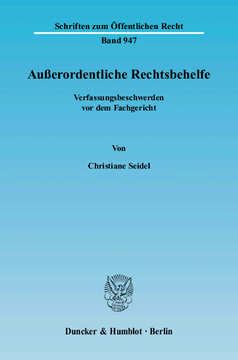 Außerordentliche Rechtsbehelfe Außerordentliche Rechtsbehelfe