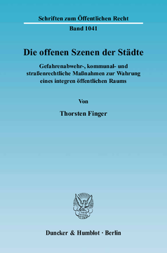 Die offenen Szenen der Städte Die offenen Szenen der Städte