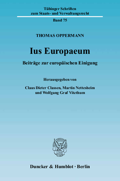 Ius Europaeum Ius Europaeum